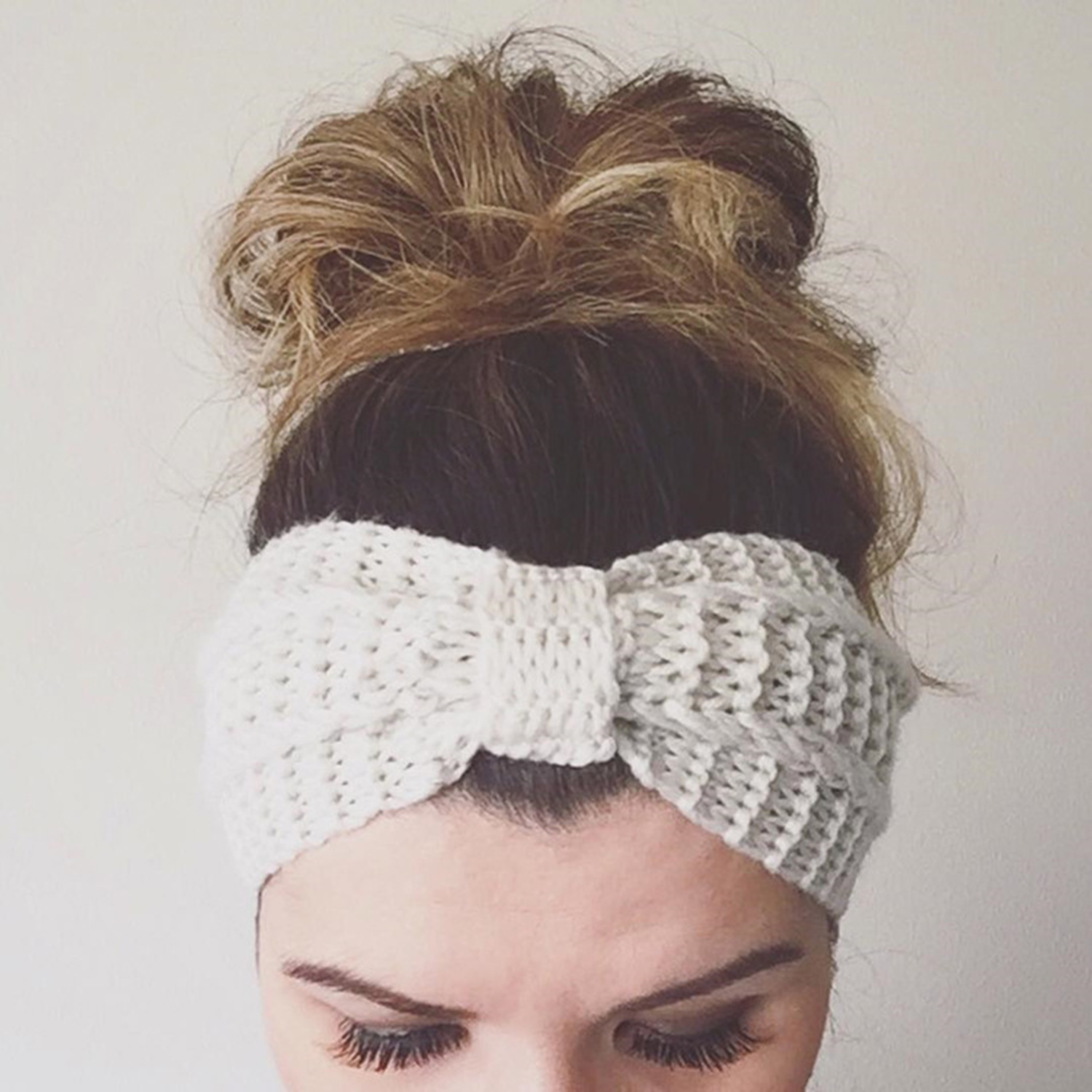 Warmer Soft Stretch Knit Crochet Headband For Women 3