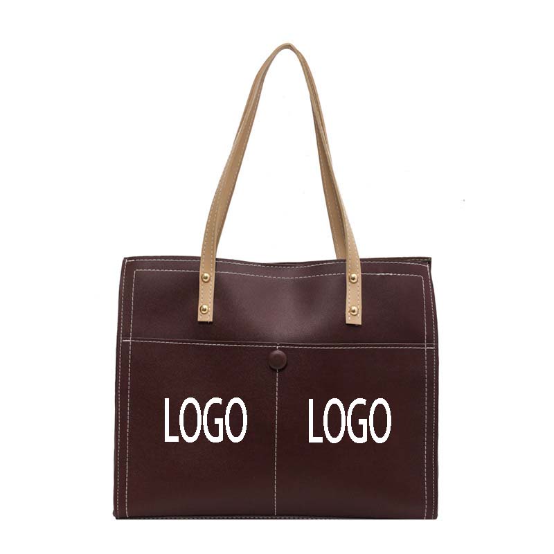PU Leather Tote Handbags for Fashion Ladies w/ Top Handle Shoulder 2