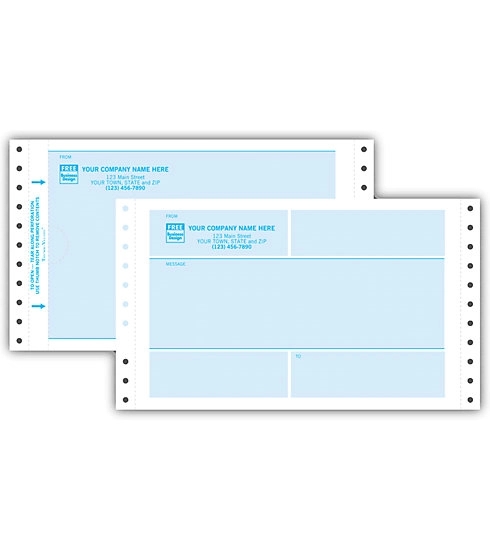 Self-Mailer, Continuous One-Way 1