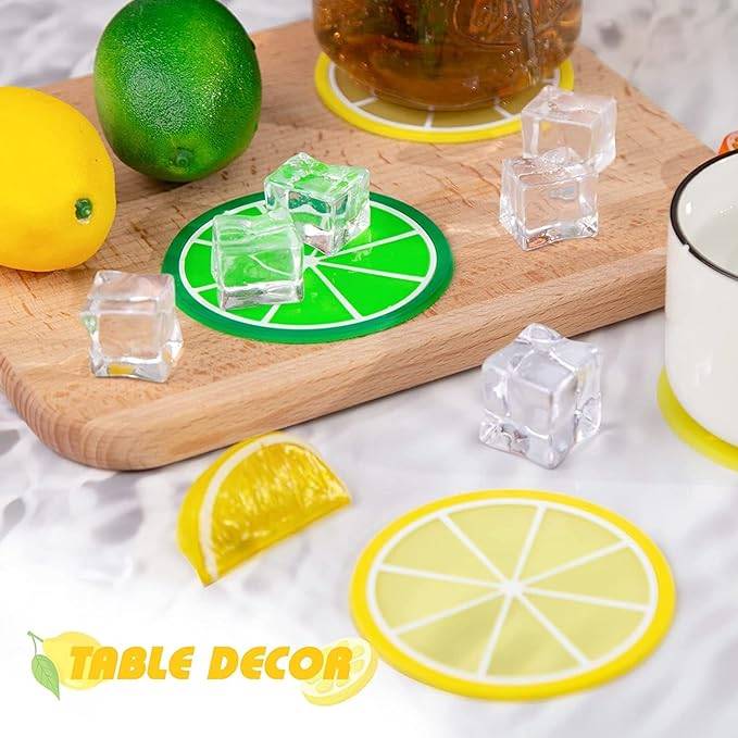 Cartoon Fruit Shape Silicone Coaster 6
