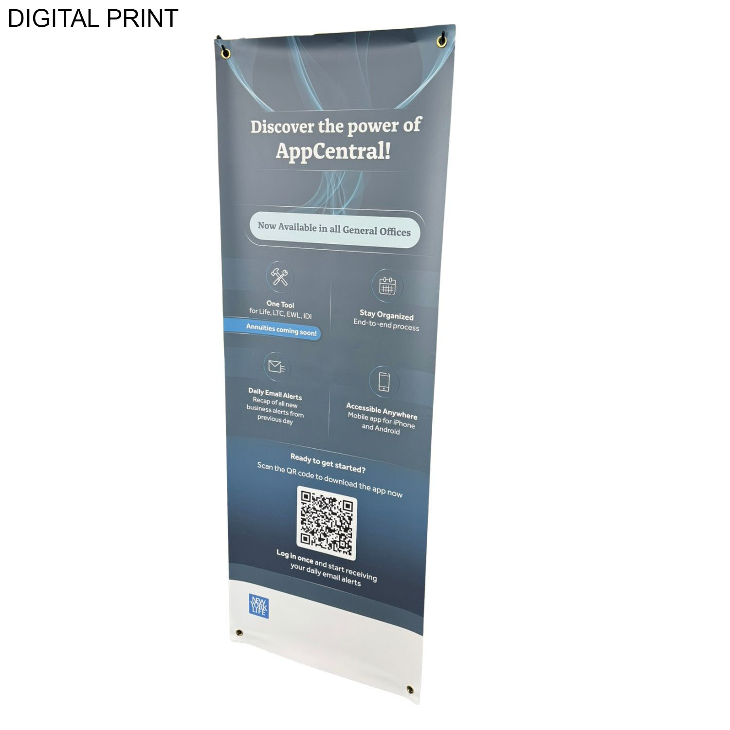 48Hr Quick Ship - Tradeshow Package, Tripod Banner with Graphic DP651 + Sublimated Tablerunner SU520 8
