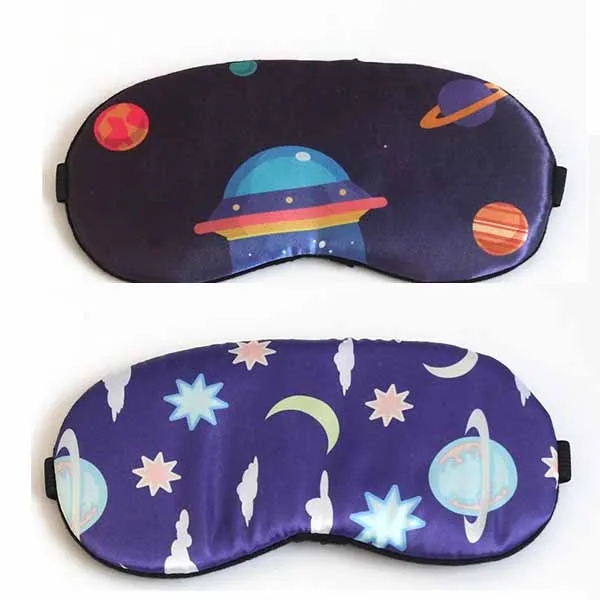 Sleep Masks Silk Eye Cover Satin Blindfold Elastic Strap 1