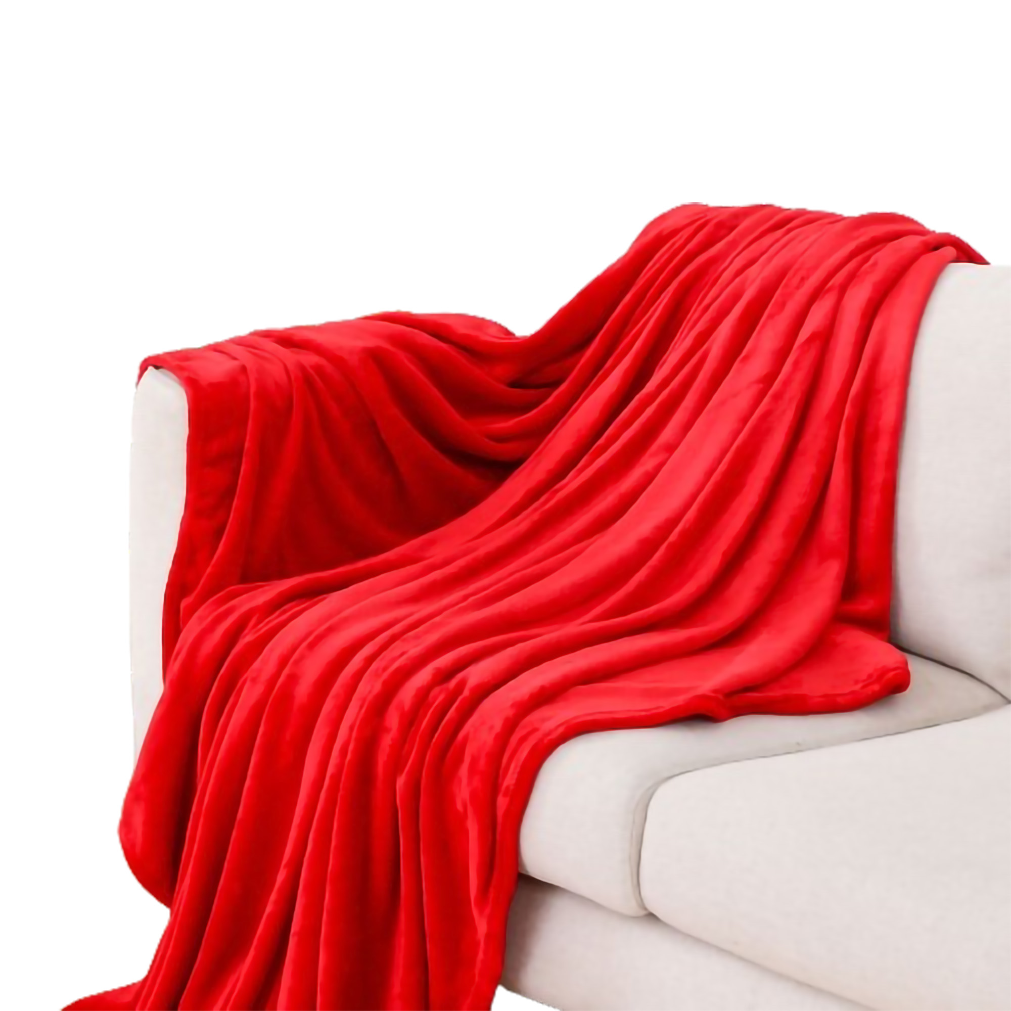MOQ50 Interweaved Blanket for Sofa Couch Soft Flannel Fleece 10