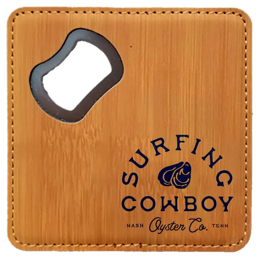 Leather Bottle Opener Coaster 5