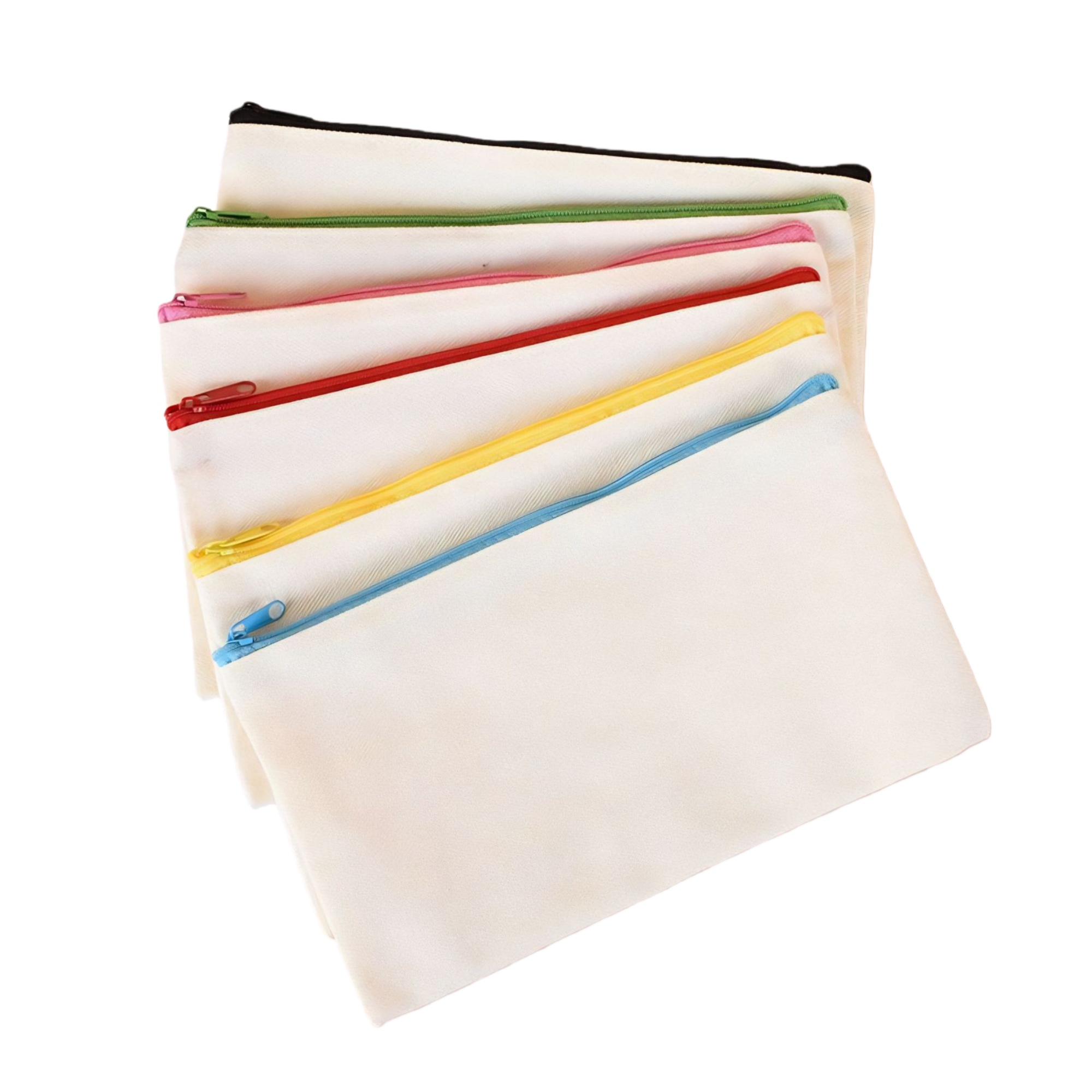 10 OZ Canvas Cosmetic Bag Pencil Pouch 4