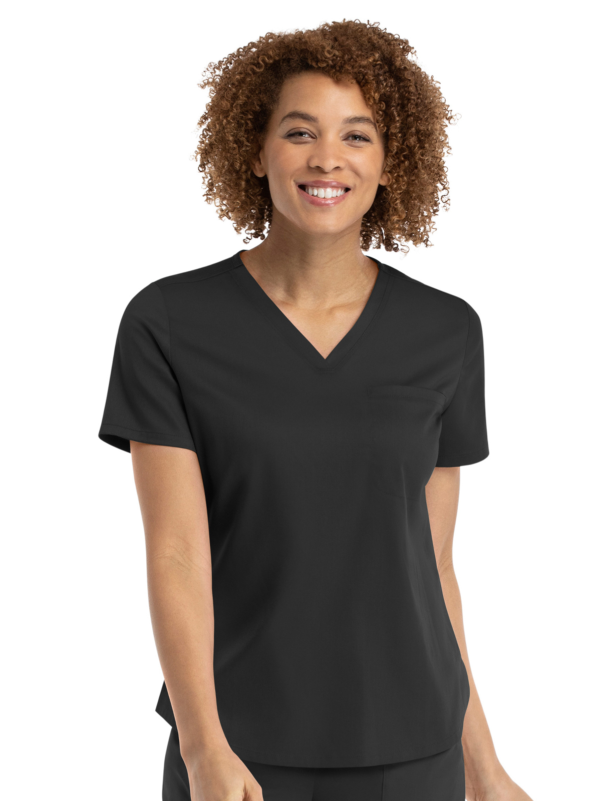Maevn - Matrix - Women's One-Pocket V-Neck Tuck-In Top