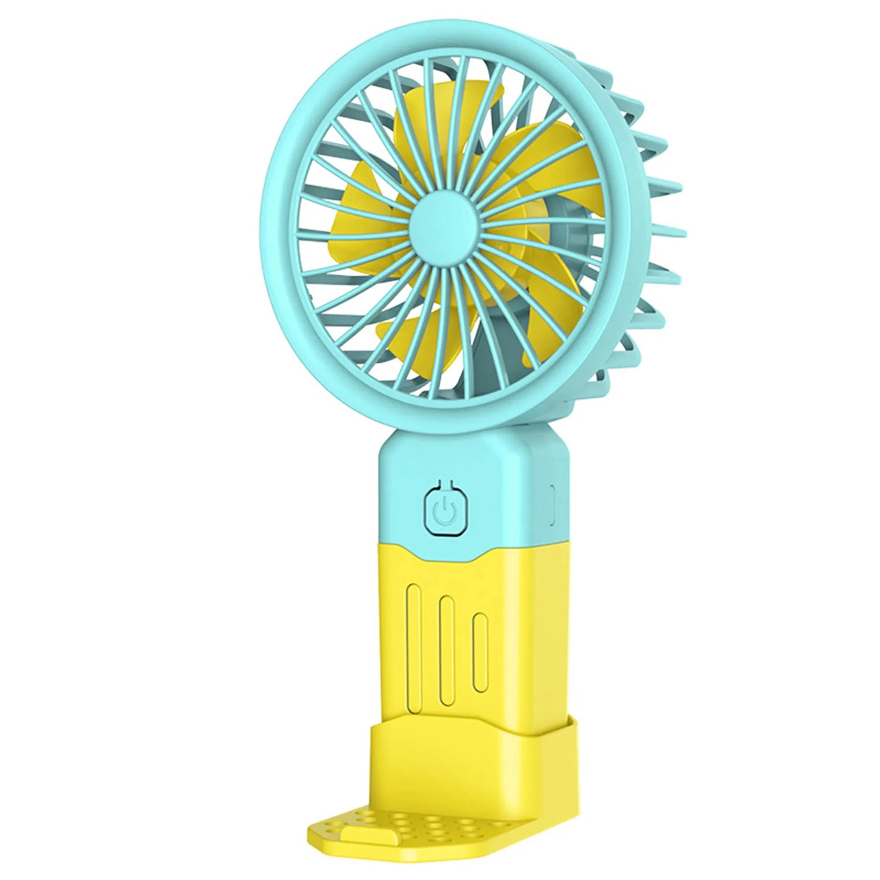 500 mAh Rechargeable USB Mini Fan with Mobile Phone Stand 5