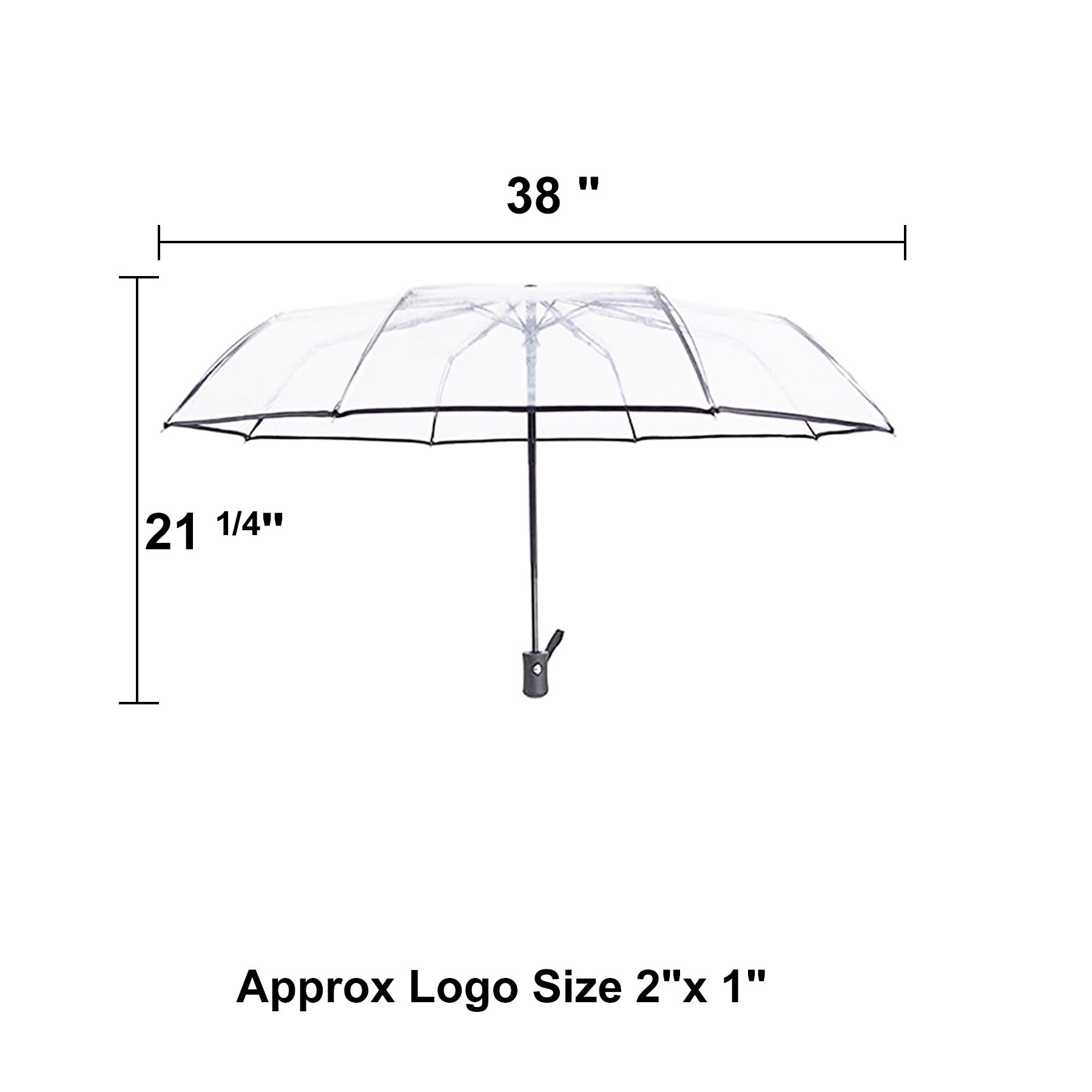 Automatic Folding Transparent Portable Umbrella 2