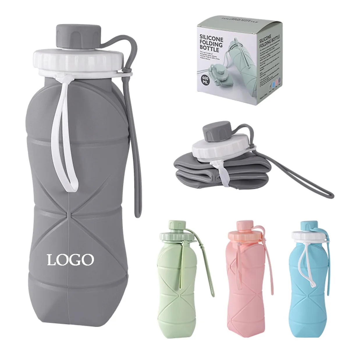 20oz Collapsible Water Bottle 2