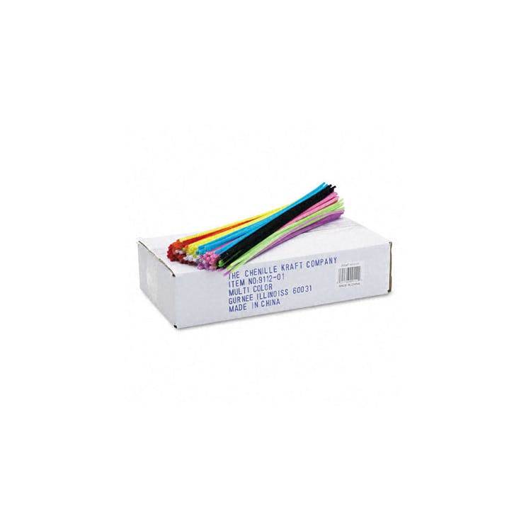 Regular Stems (Pipe Cleaners) - 12" Long Assorted Colors 1