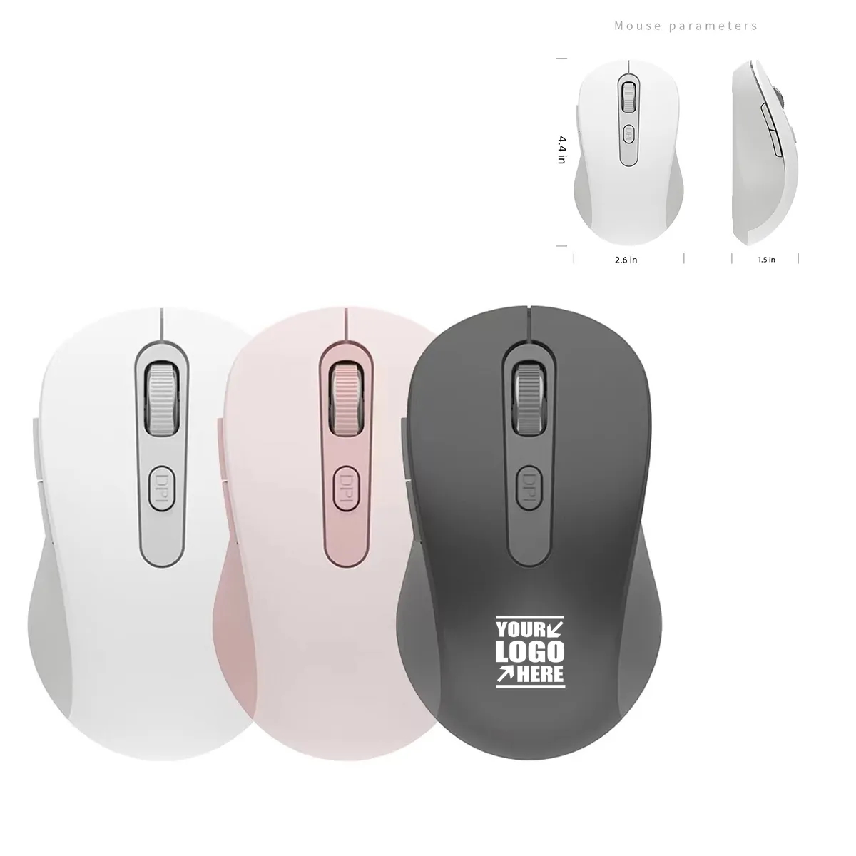 Wholesale Mute Desktop Laptop Wireless Mouse 1
