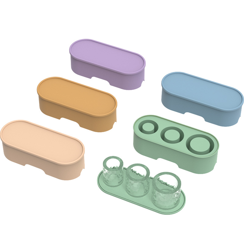 Silicone Ice Mold Tray with Lid 5