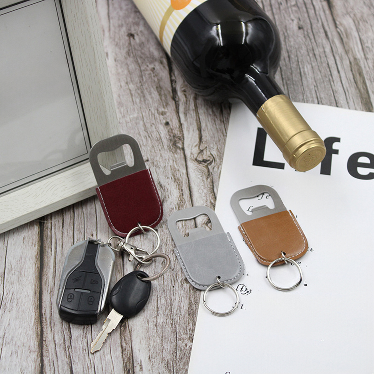 Beer Bottle Opener Keychain Gift 3