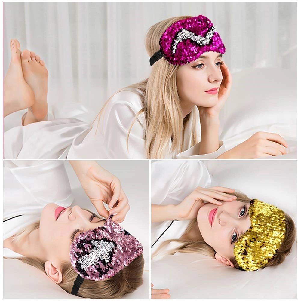 Glitter Sequins Sleeping Eye Mask 11