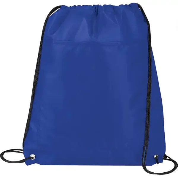 Front Pocket Polyester Insulated Drawstring Cooler Backpack 7