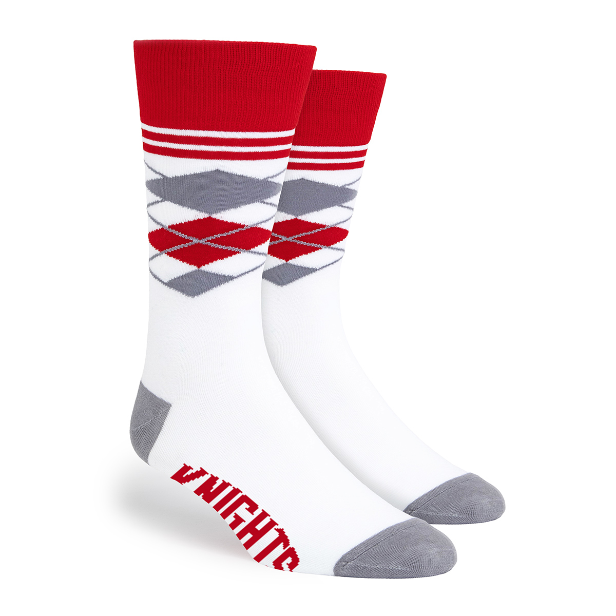 Half Argyle Simpler Socks