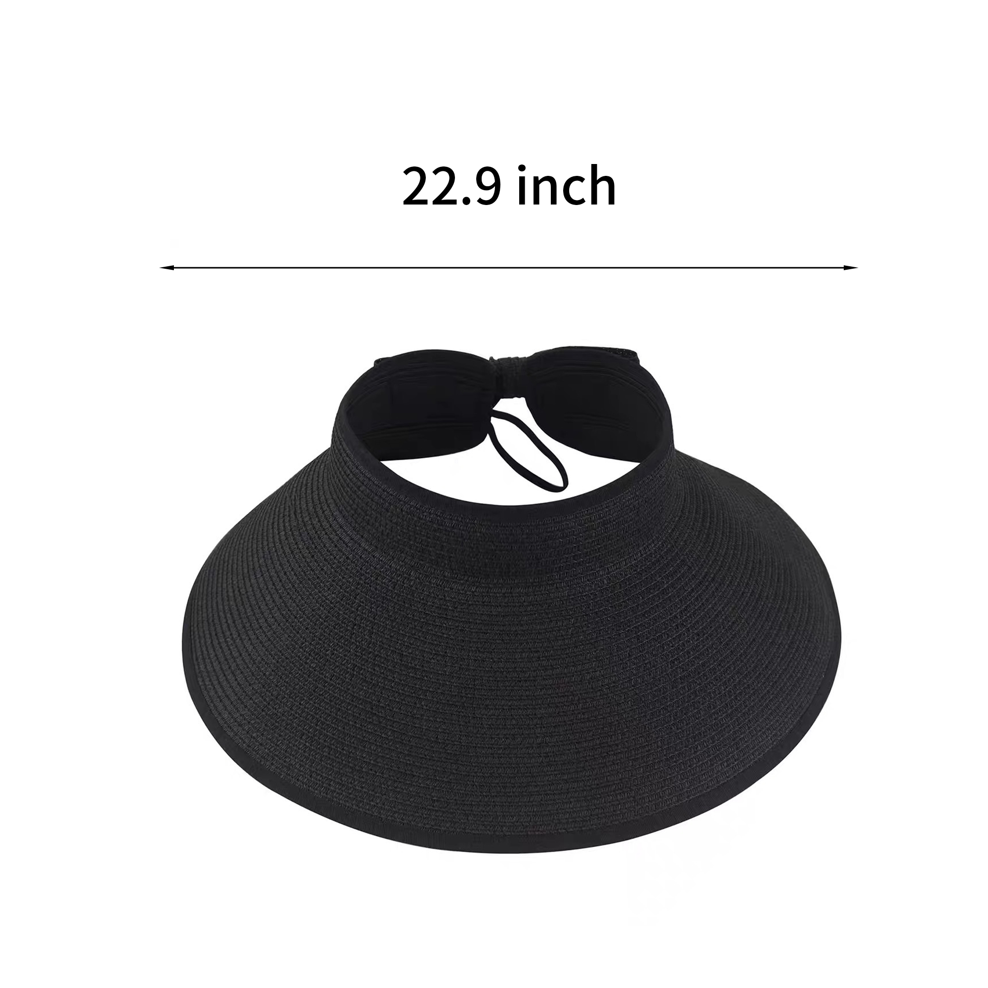 Foldable Straw Visor for Sun Protection and Travel 20
