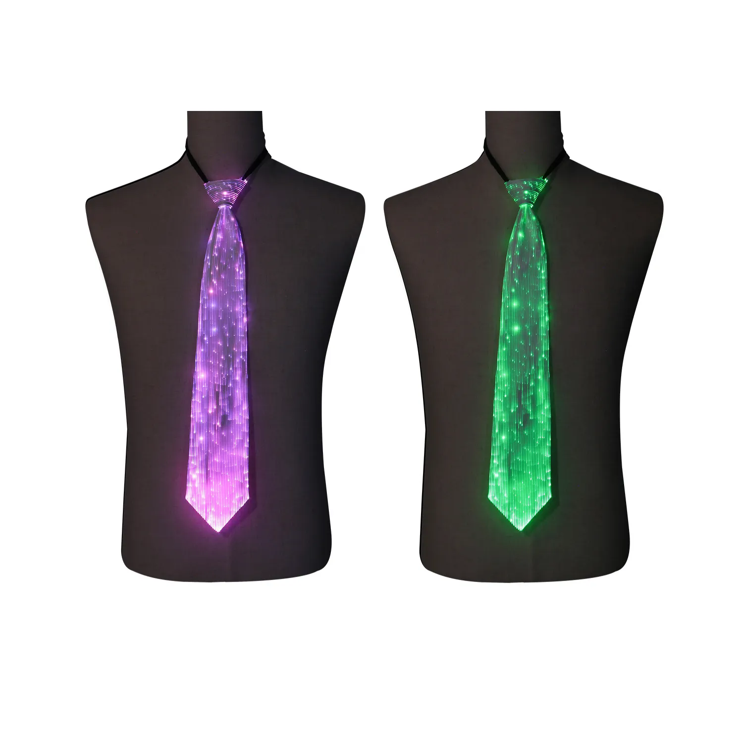 Multiple Color Led Light Up Neck Tie 7