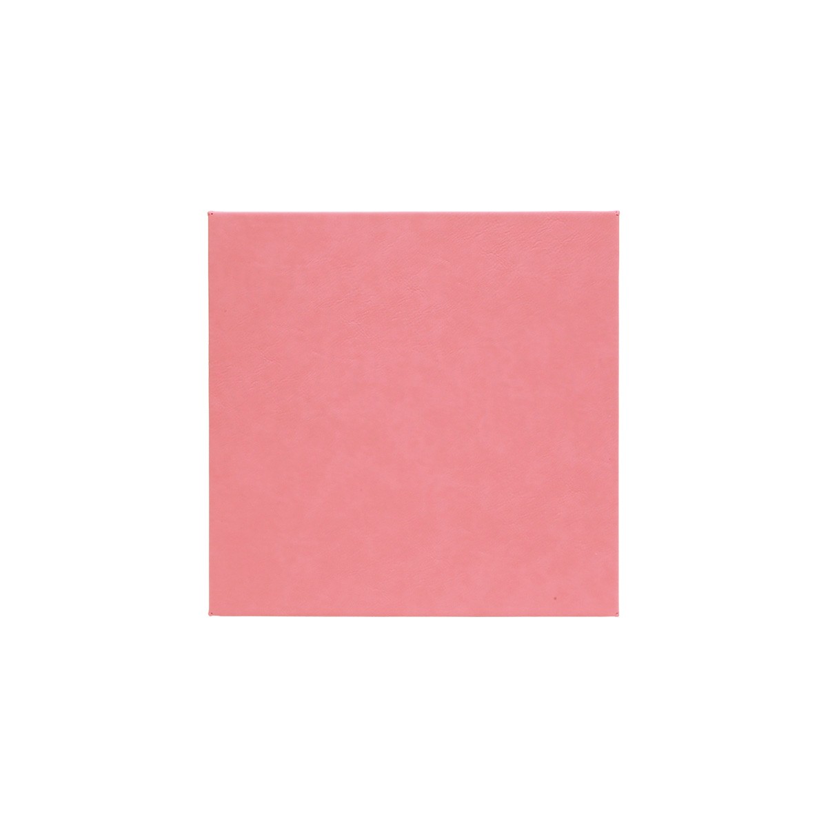 10" x 10" Pink Leatherette Wall Decor 1