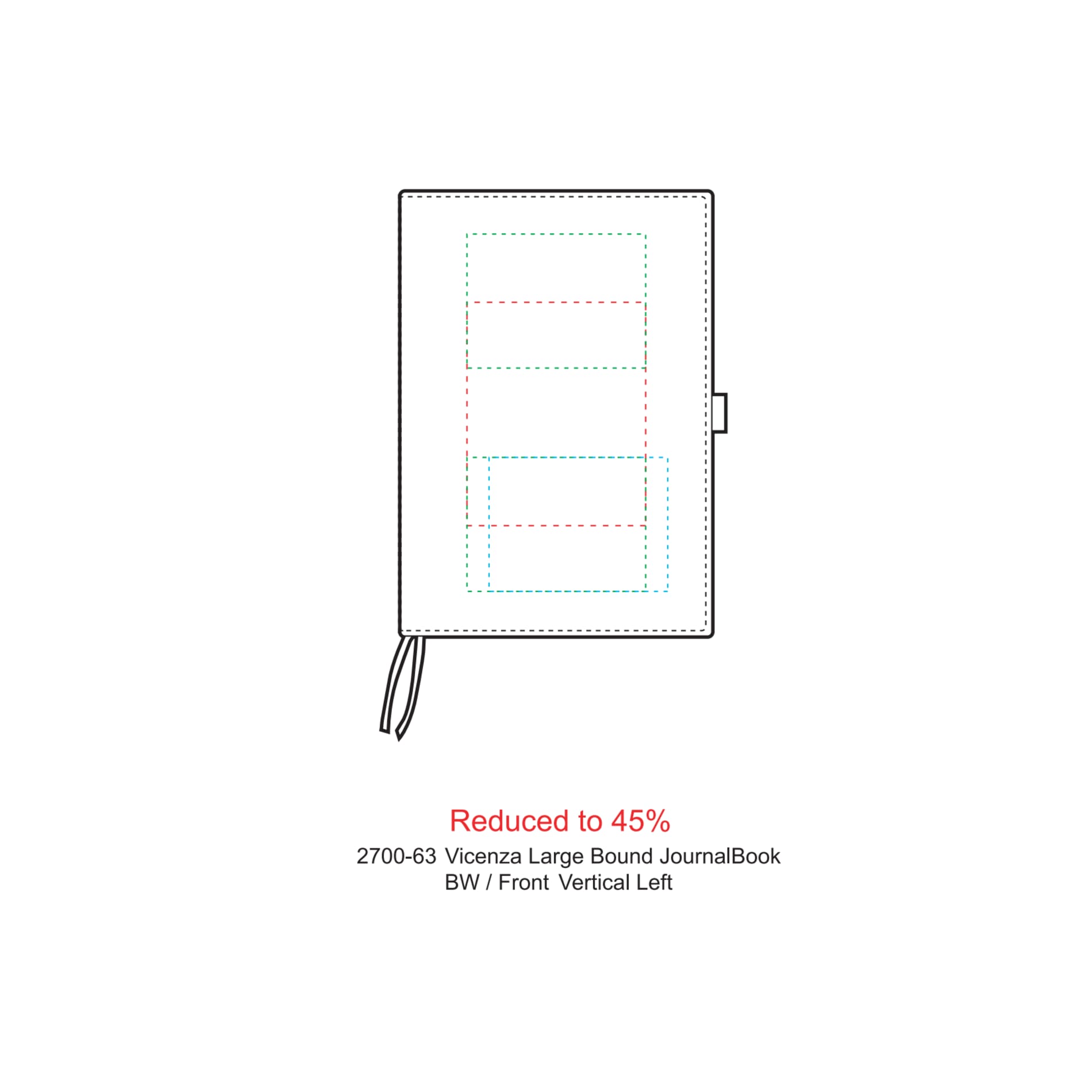 FSC® Mix 7" x 10" Vicenza Large Bound Journal 67