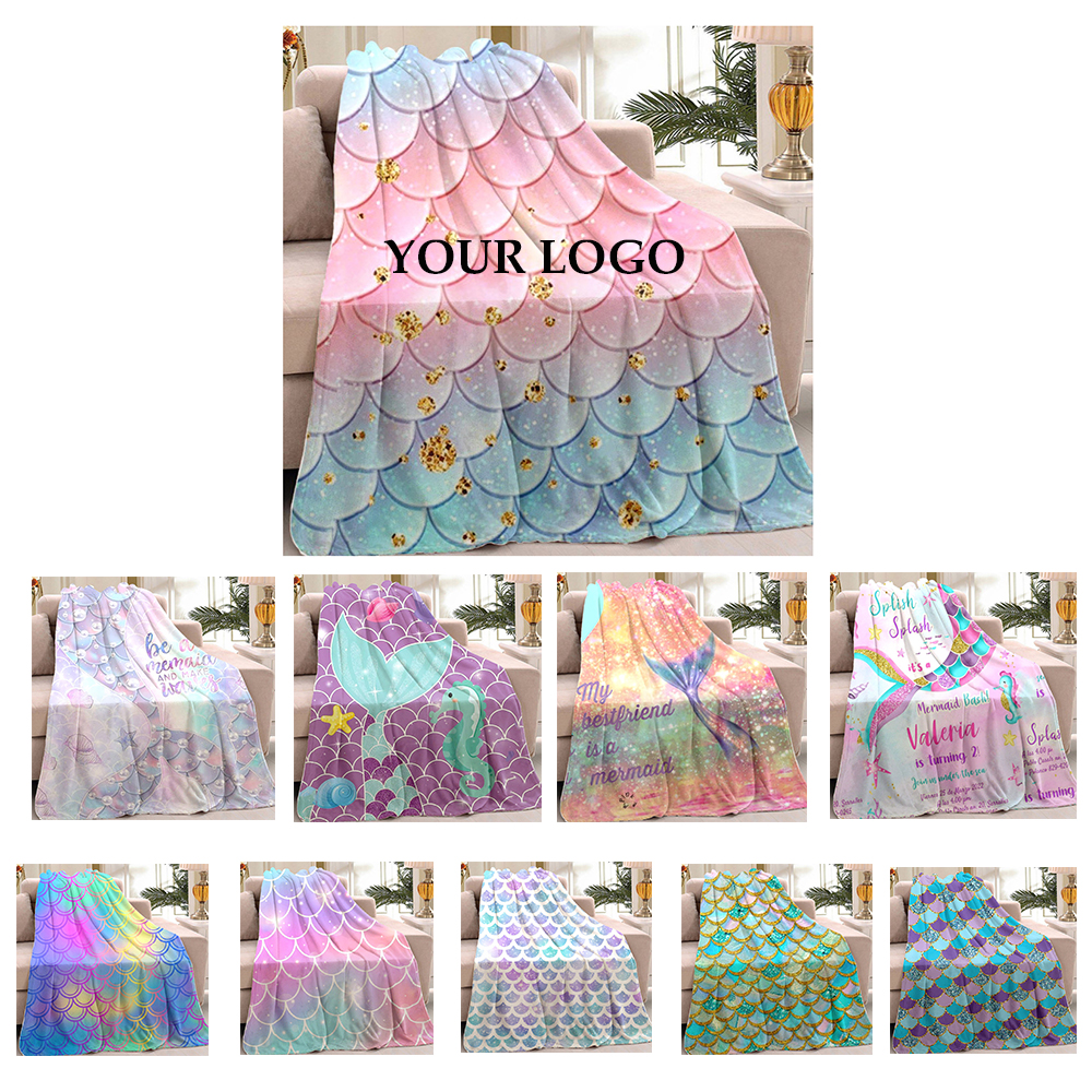 Mermaid Flannel blanket 2