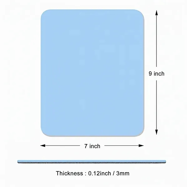 Rubber Mouse Pad - Anti-Slip Base & Reinforced Stitching 4