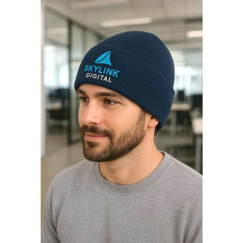 Custom Embroidered Snug Fit Beanie 7