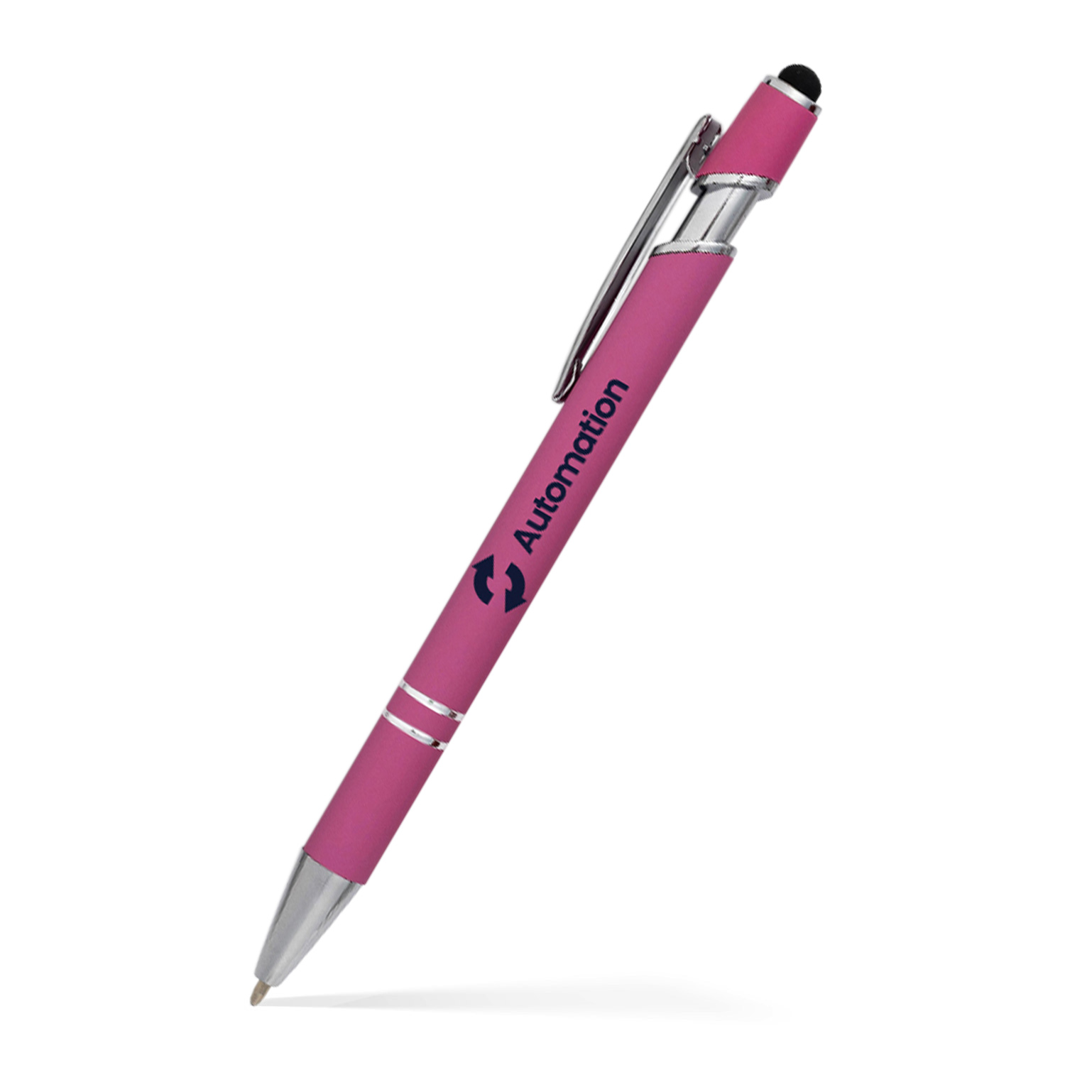 Alexandria Stylus Satin Soft Touch Click Metal Pen