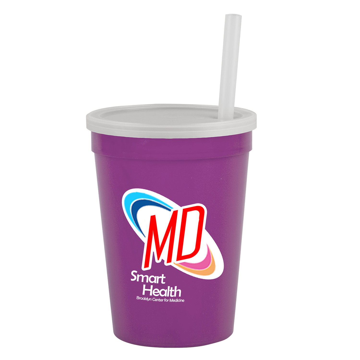 Sipper with Lid and Straw, 12 oz. 3
