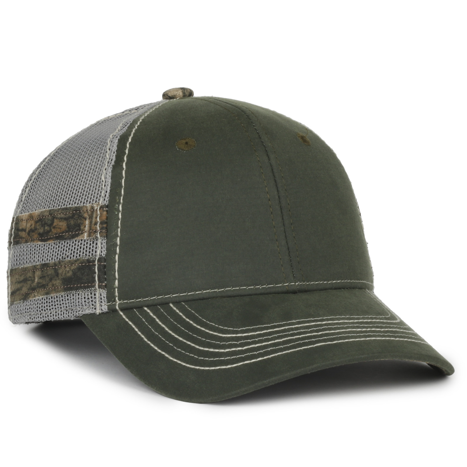 Weathered Cotton Mesh Back 3