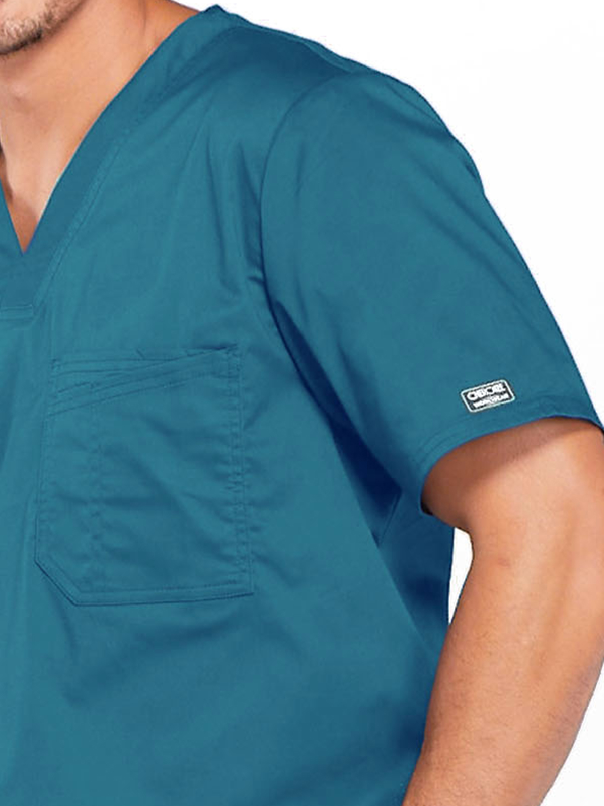 Cherokee - Workwear Core Stretch - Men's 1-Pocket Tuckable V-Neck Top 18