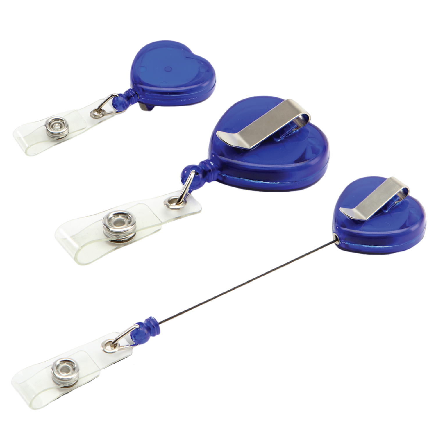 Retractable Heart Shape Badge Reel 15