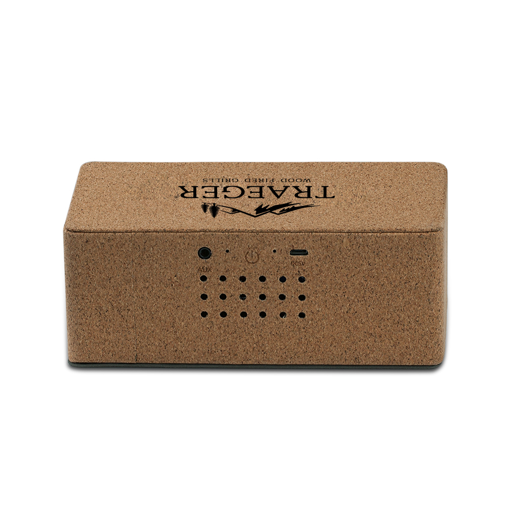 Eco-Friendly Cork Speaker and 10W Wireless Charger Combo 12
