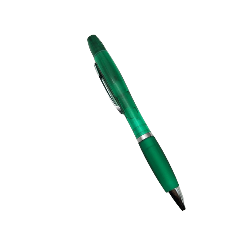 Twist-Action Ballpoint Pen W/ Highlighter 8