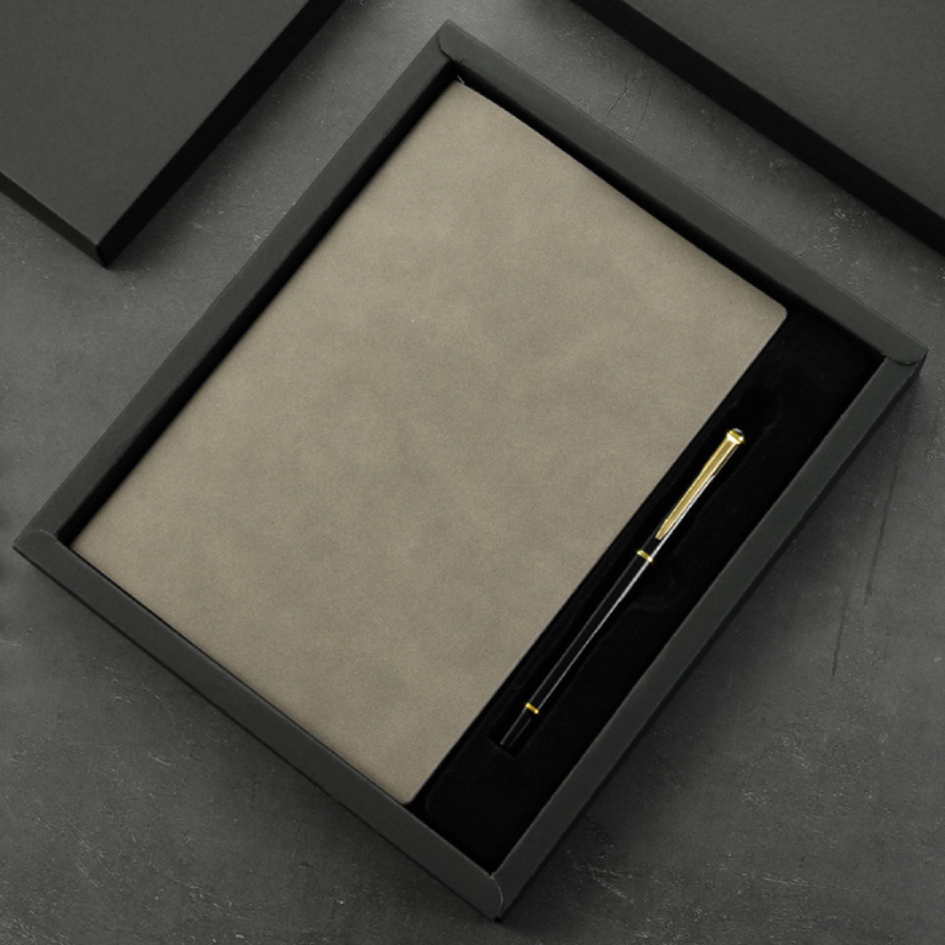 Pu Leather Journal With Pen Gift Set 5