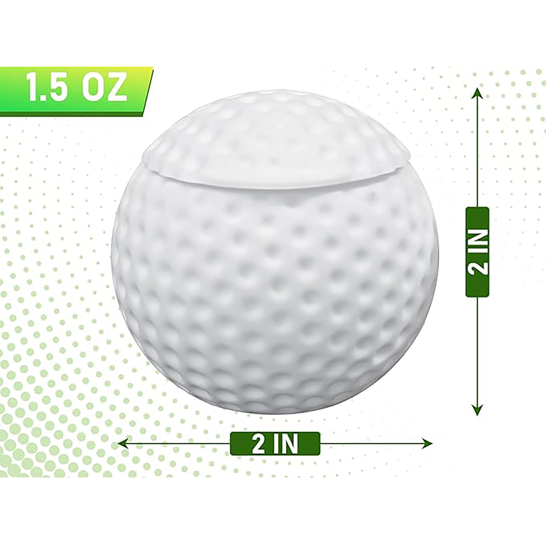 Golf Ball Shaped Wine Glass with Lid 3