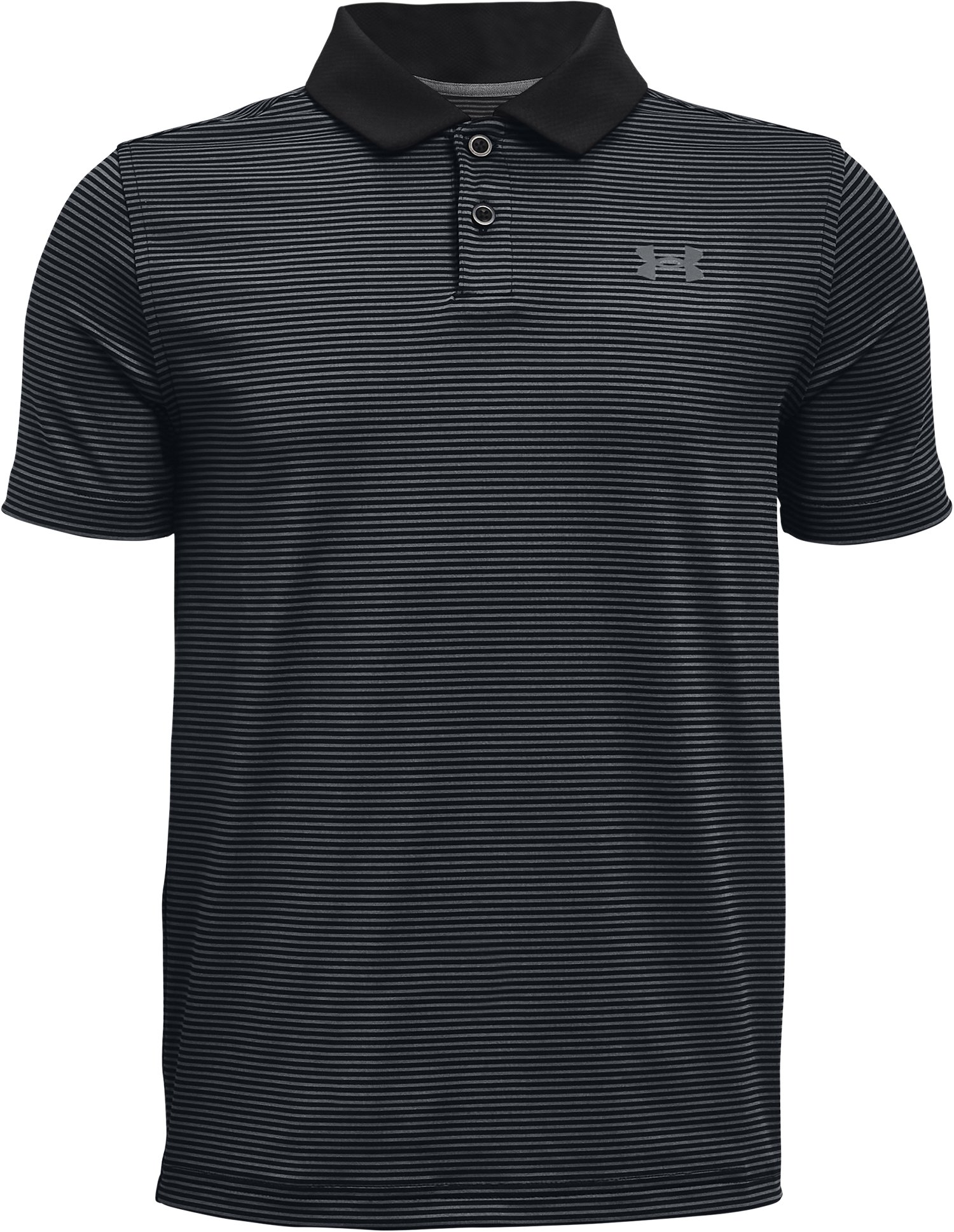 UA Performance Stripe Boys' Polo 5