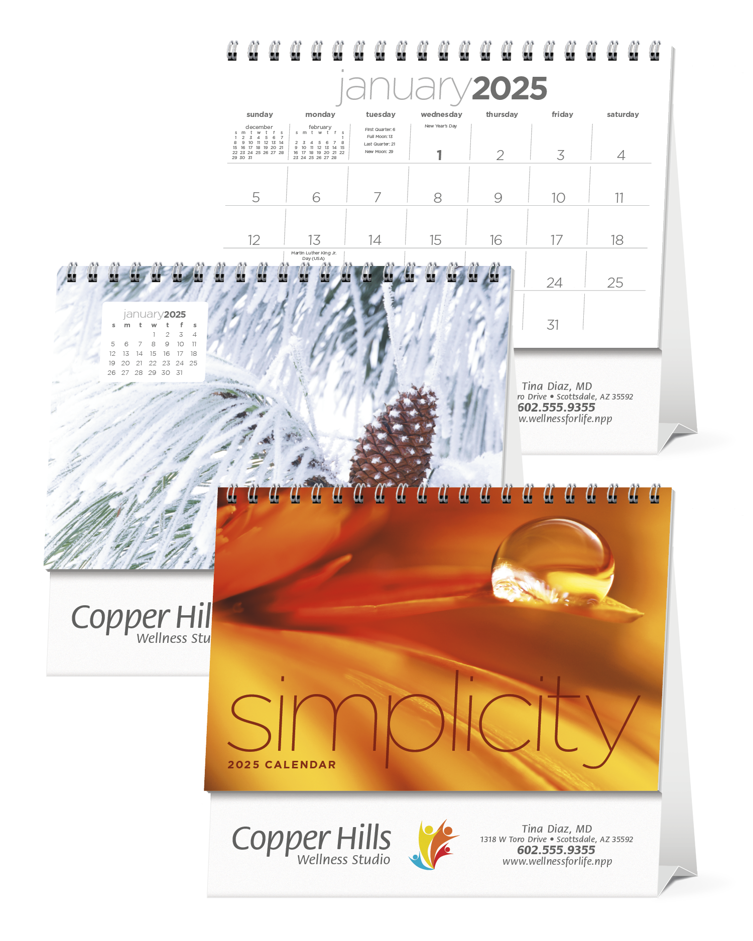 Triumph® Calendars Simplicity Large Desk Calendar 7