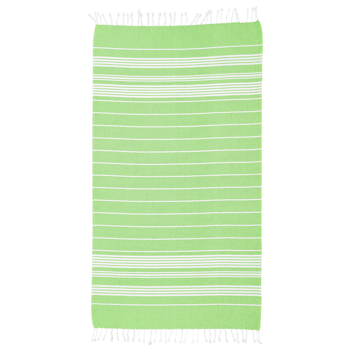 Recycled Beach Blanket With Tassel Fringe 7