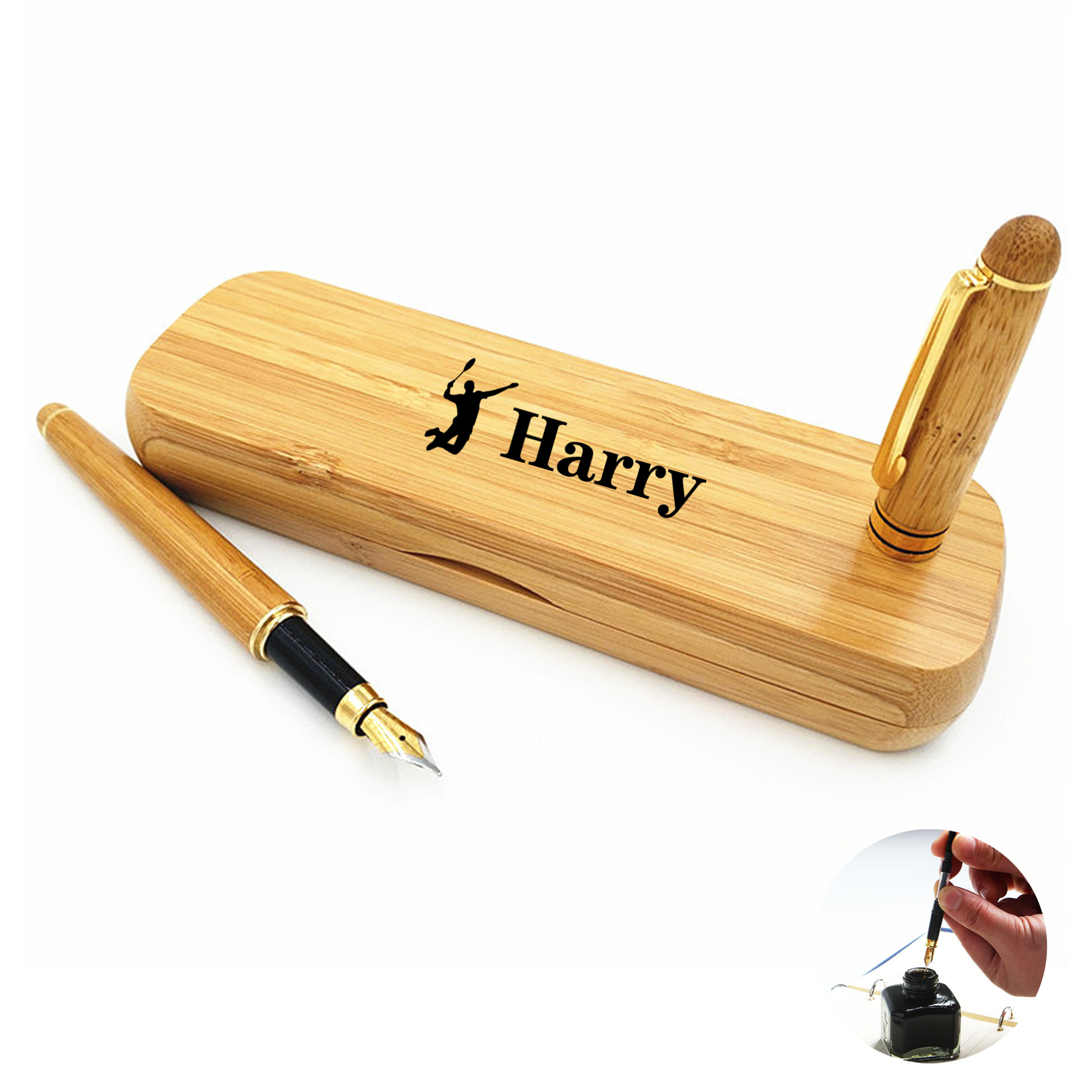 Gorgeous Bamboo Fountain Pen 2