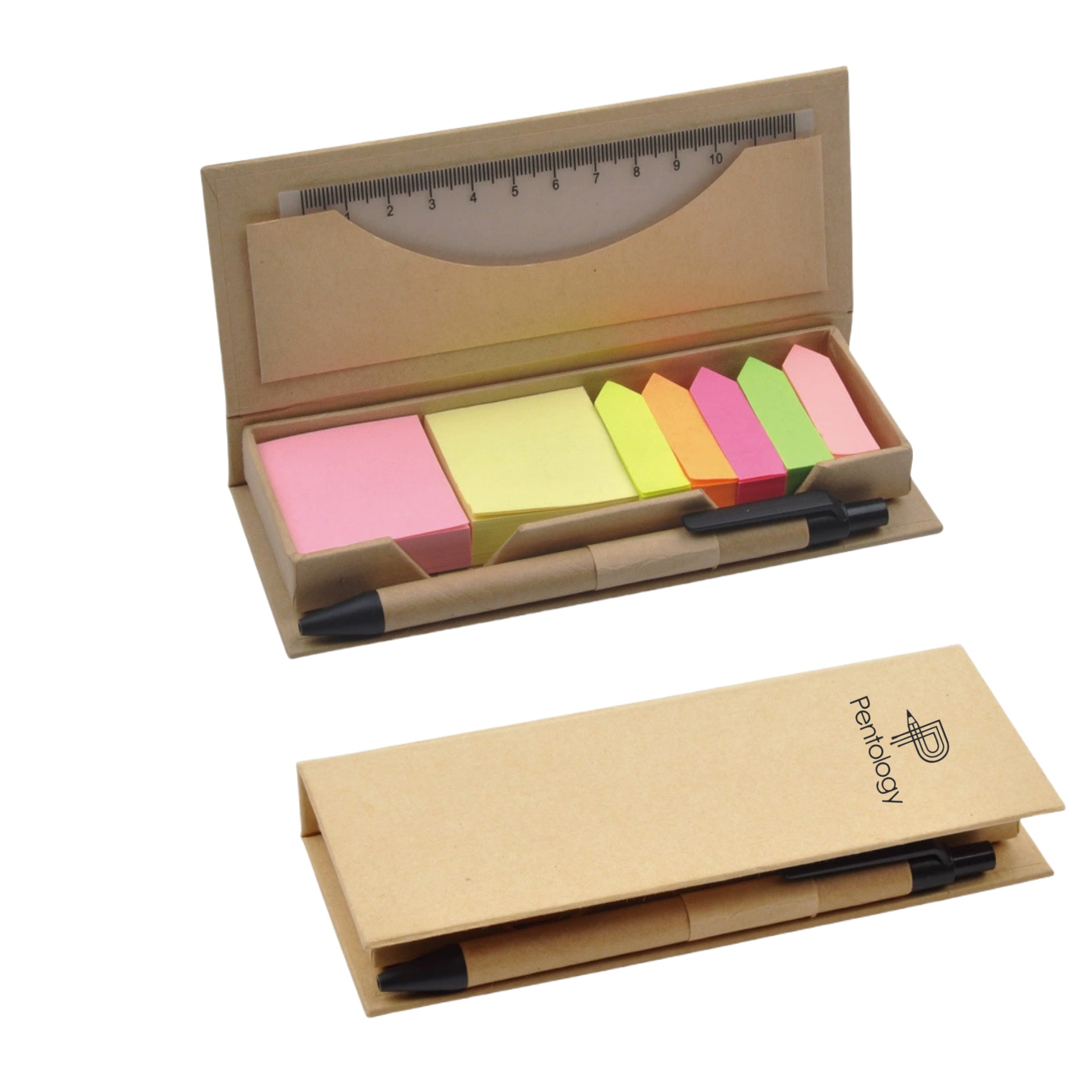 Kraftpaper Sticky Memo Note Set 3