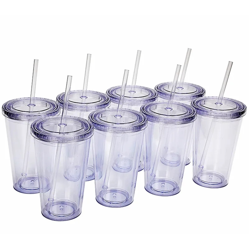 Double Wall Cup With Straw 1