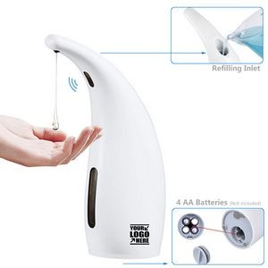 White Automatic Sanitizer Dispenser 11