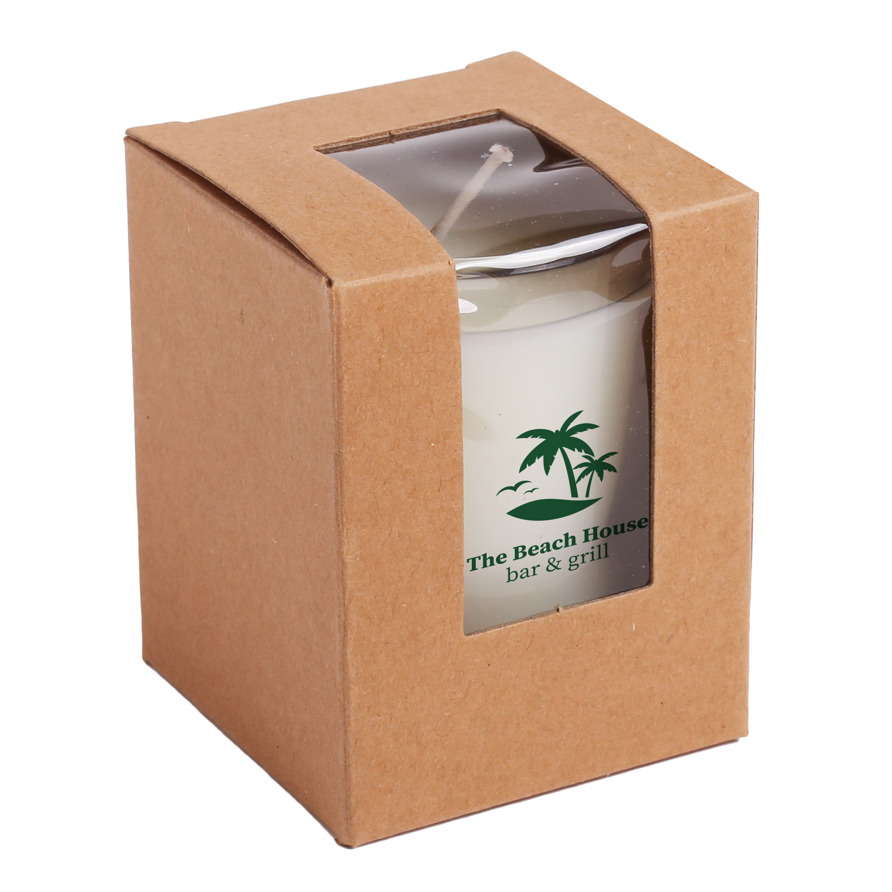 Wixie Candle with Kraft Paper Box : 3 oz 3