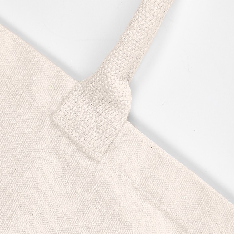 Calico Shopper no Gusset, custom tote bag with logo imprint 2