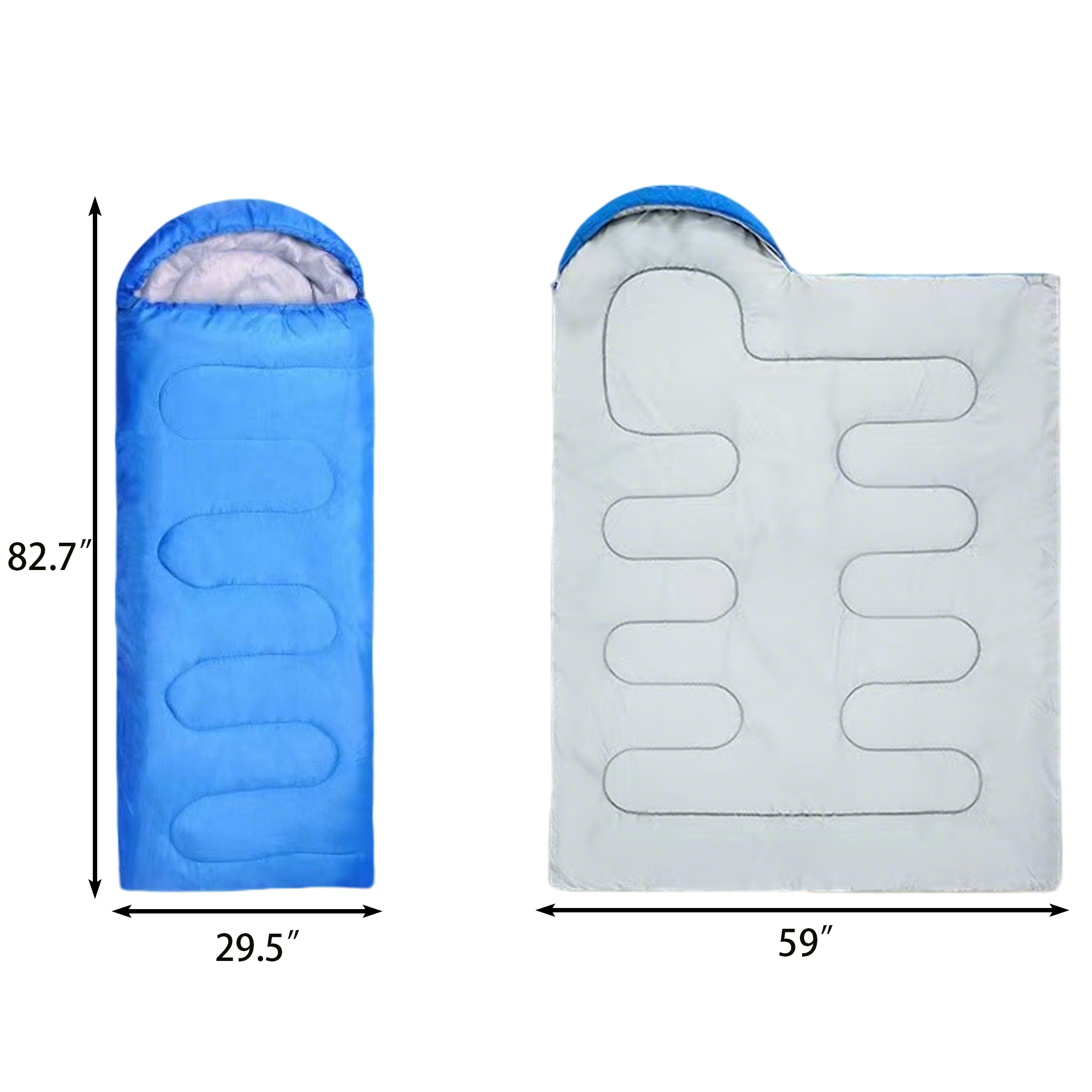 Warm And Thick Camping Sleeping Bag 3