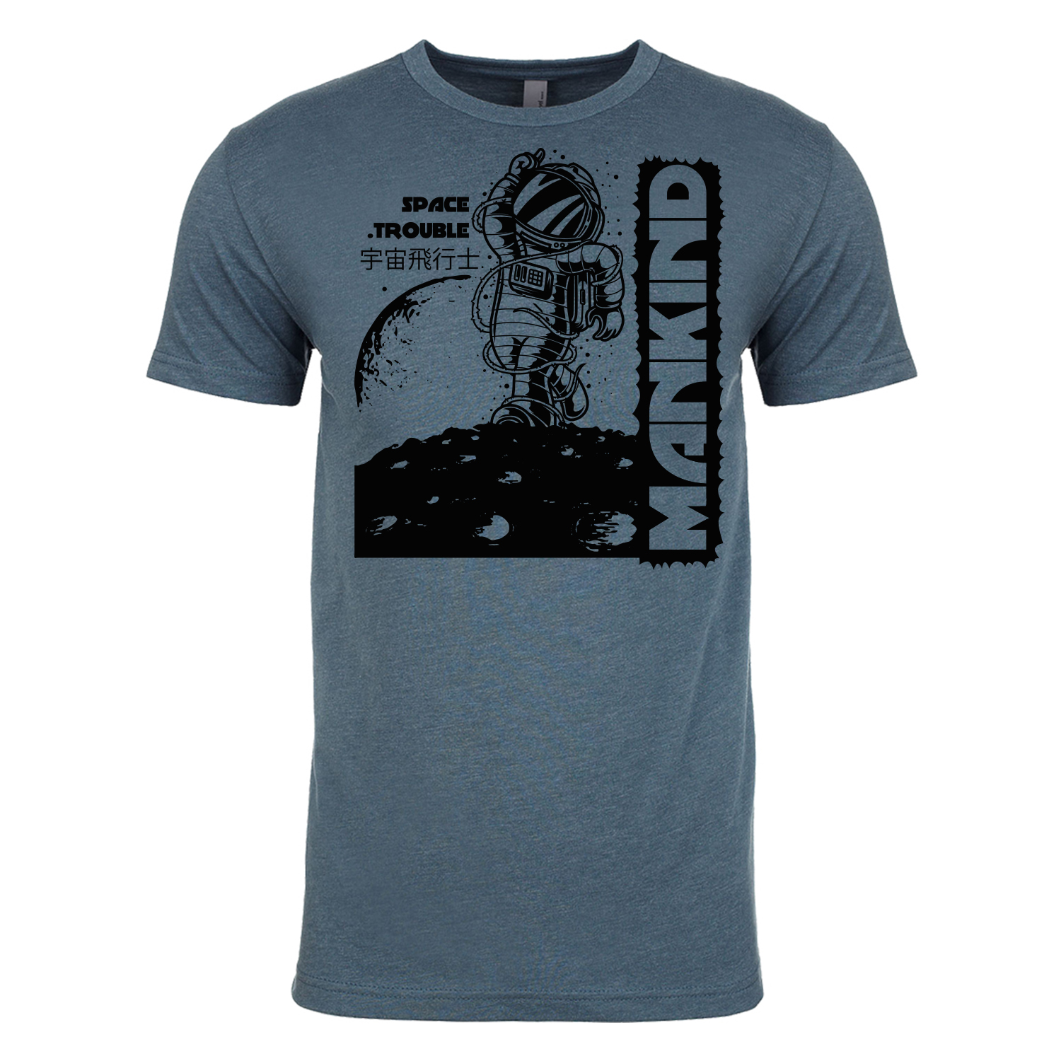 Next Level™ 4.3 oz. Poly/Cotton Blend T-Shirt (1 Color Imprint) 24