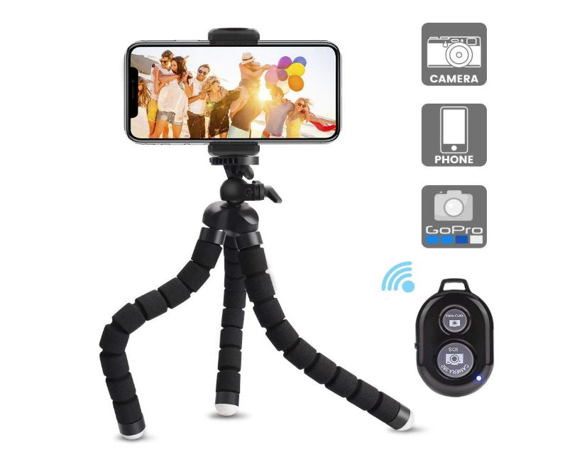 Flexible Mini Tripod with Bluetooth Remote 3