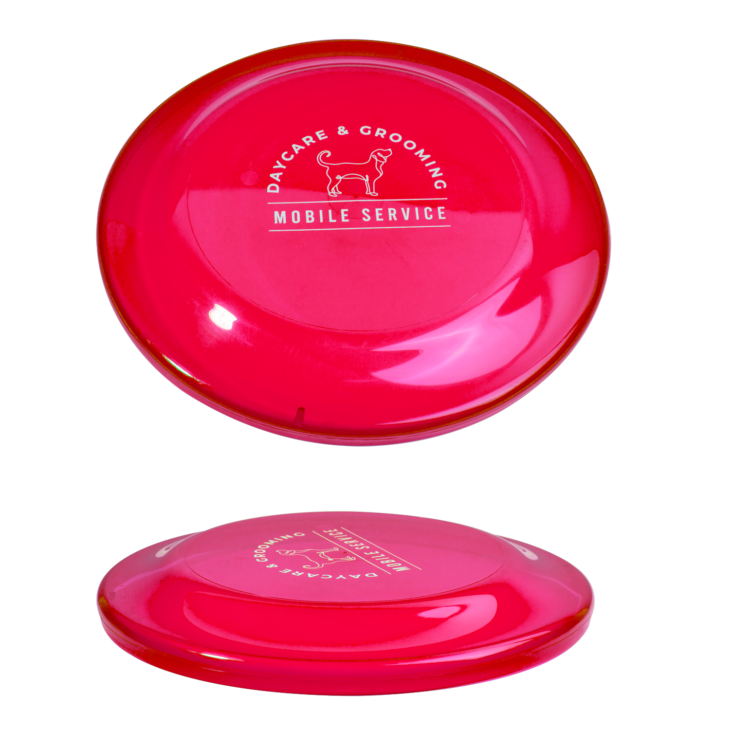 Transparent Flying Disc (1 Color Imprint) 4