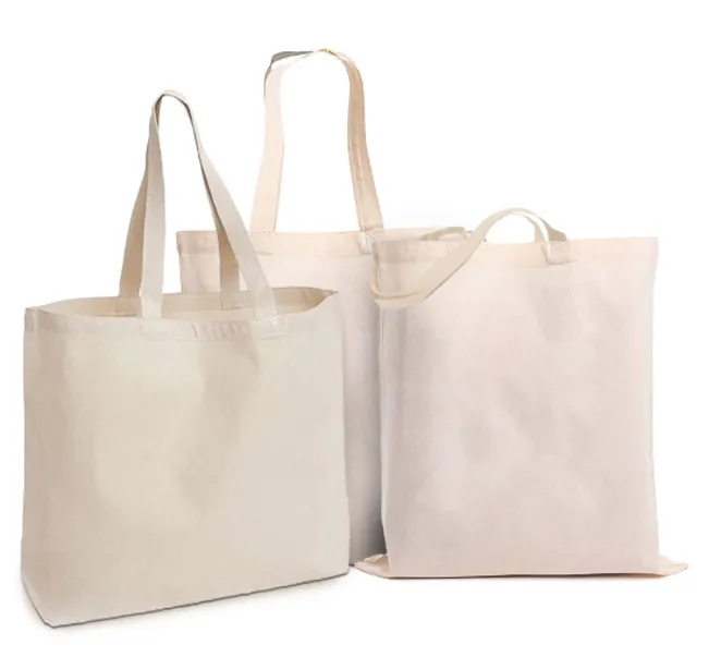 Canvas Tote Bags - Non Printed (With Gusset), custom tote bag with logo imprint 2